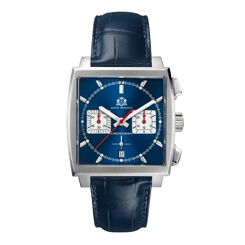 Monte Carlo Blue Dial Blue Leather