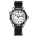 DIVER 007 — Nylon White Wave / NATO Strap