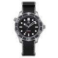 DIVER 007 — Nylon Black Wave / NATO Strap