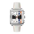 Monte Carlo — White Racing / Canvas Strap